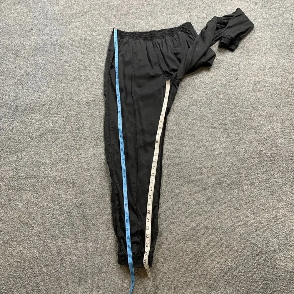 Lululemon Joggers Womens 8 Faded Black Mat To Street Elastic Waist Sweat Pants